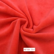 Durable Solid Color Style For Toys Minky Fabrics For Sewing Diy Handmade Home Textile Cloth Plush Fabric Patchwork RED
